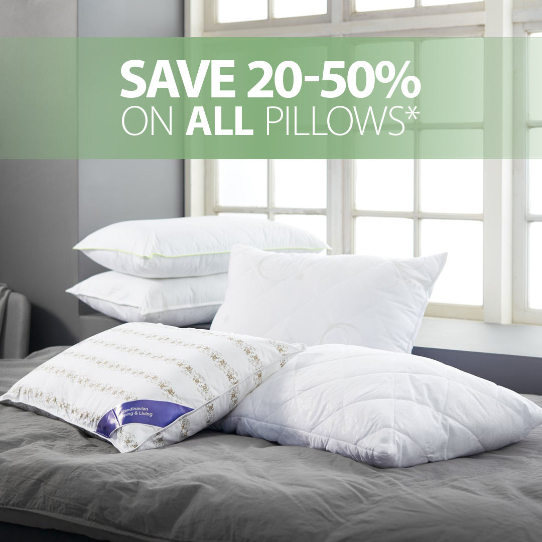 FIBRE & NATURAL FILLING PILLOWS