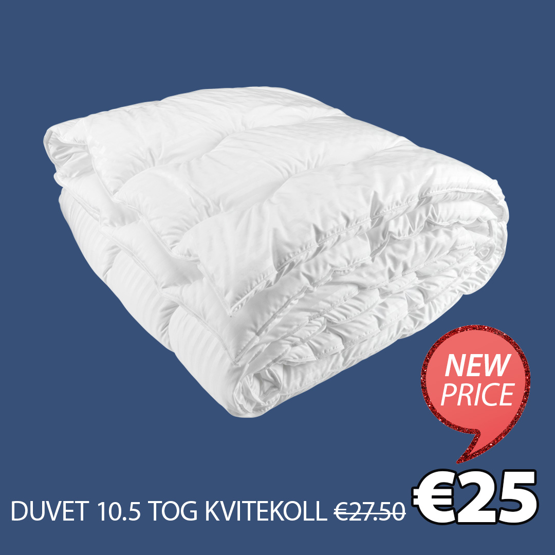 Duvet 10.5 Tog KVITEKOLL DBL
