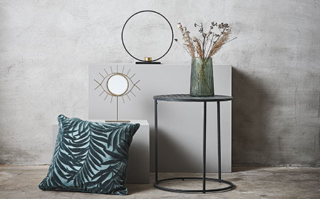 Stylish autumn home interior in new Nordic Mood collection  