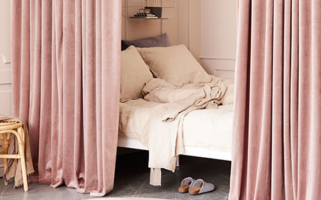 Use curtains to change your home