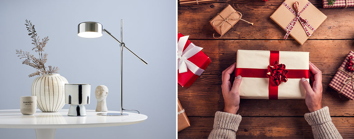 Christmas presents and home décor in Scandinavian design