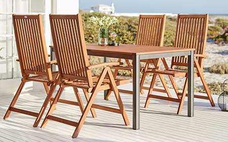 FSC label is your guarantee of sustainable garden furniture