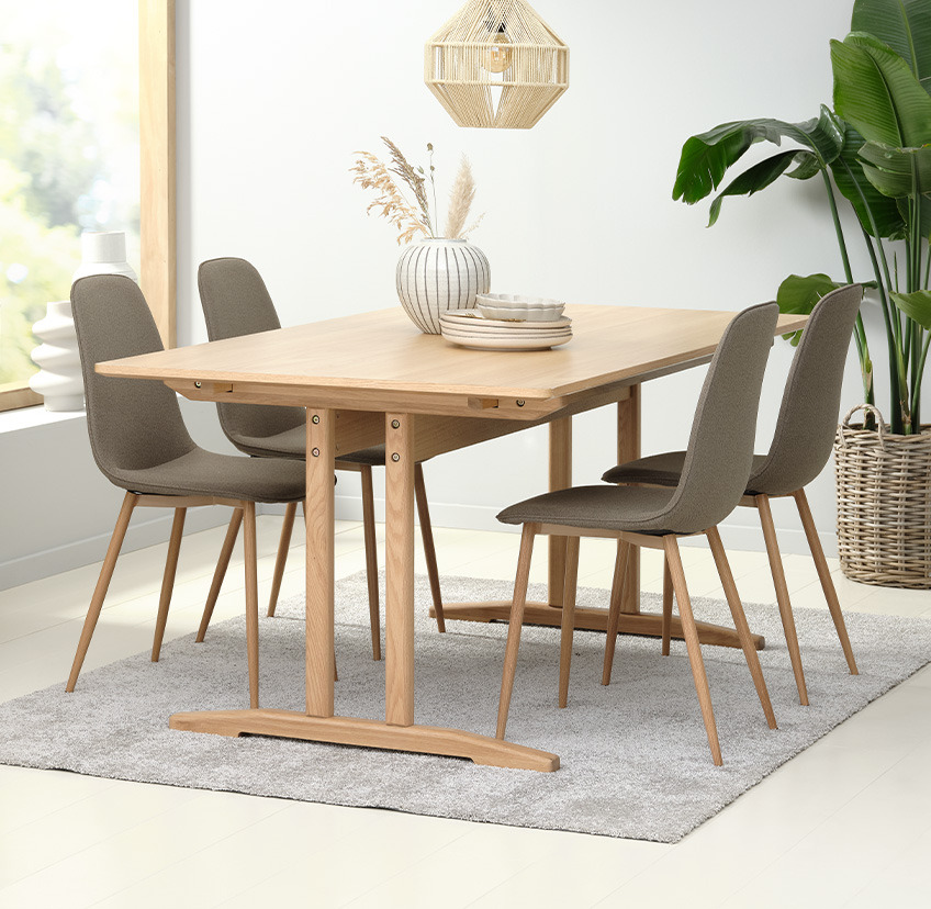 BISTRUP dining chair in olive green Olive green dining chairs and dining table in living room