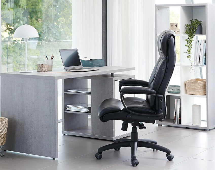 Desk ULLITS & office chair TJELE Give your home office a whole new look