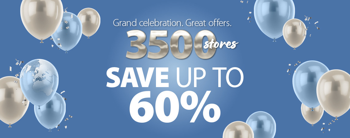 Store 3500 - Save up to 60%