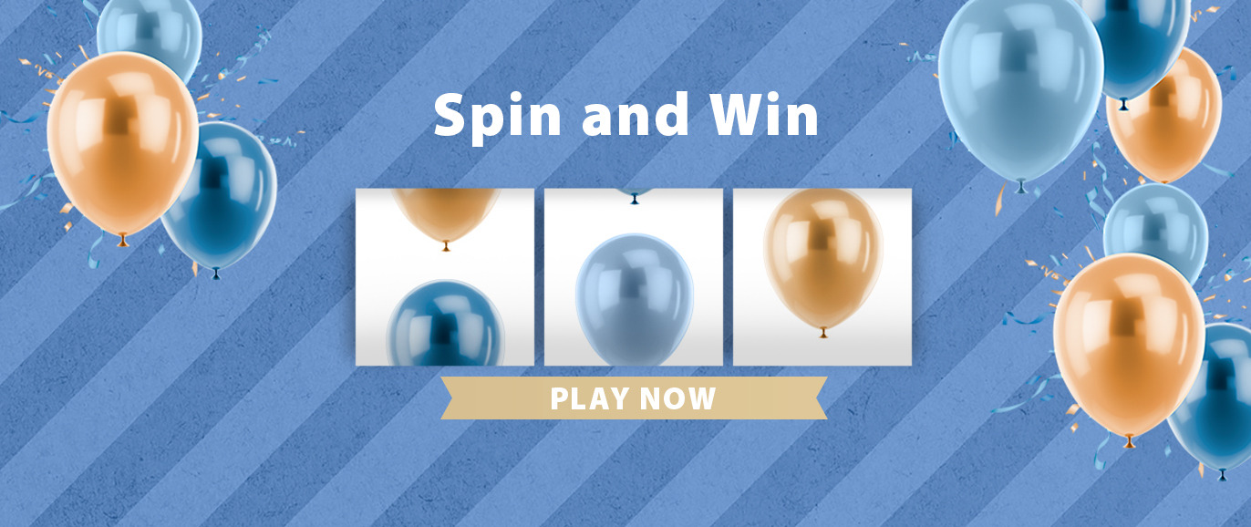 Spin and win banner