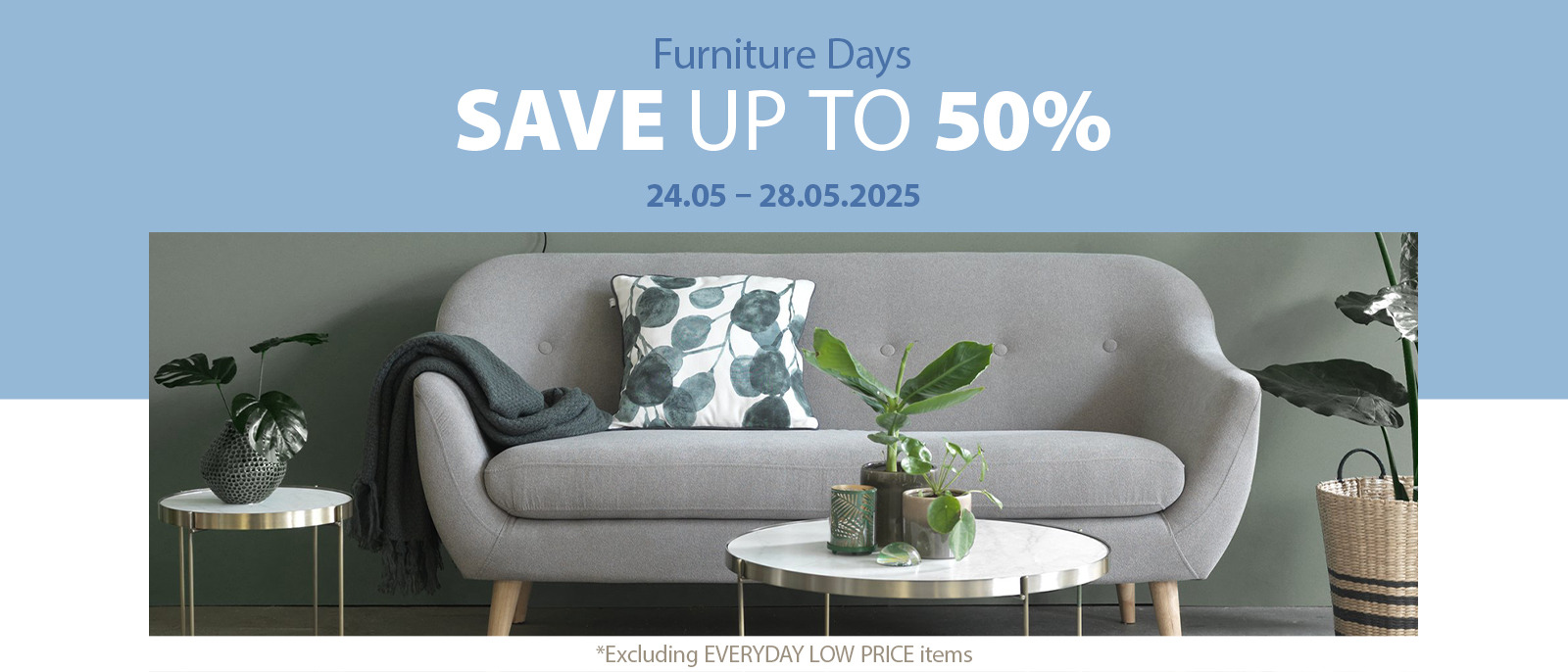 Furniture Days save up to 50%