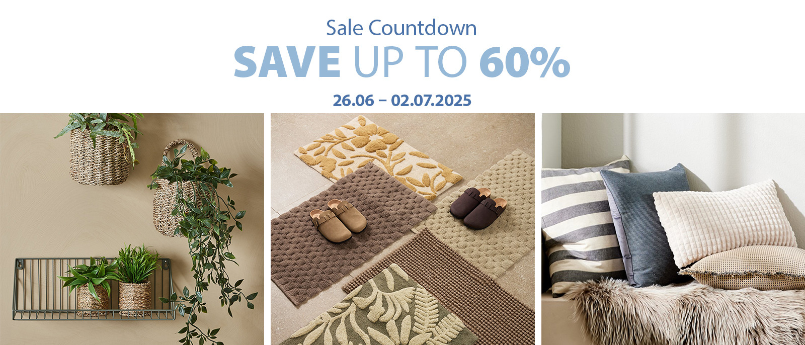 Save up to 60% Sale Countdown