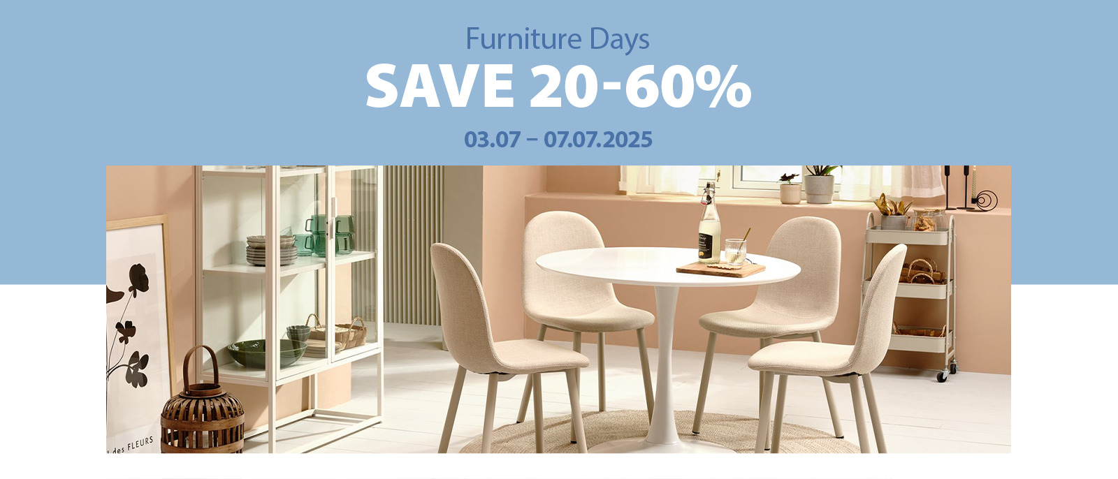 Furniture Days save up to 60%