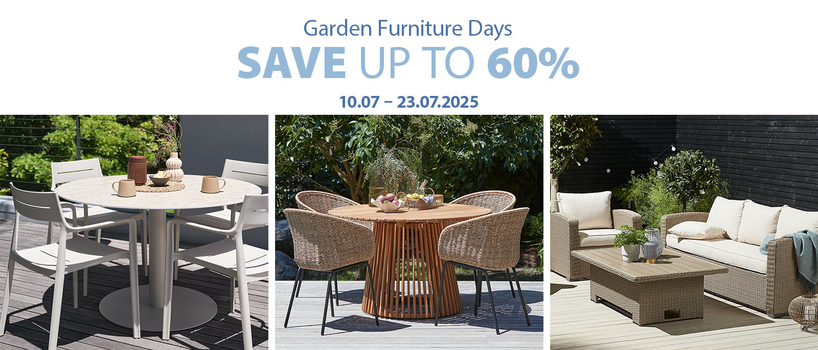 Garden Furniture Days banner Garden Furniture Days banner