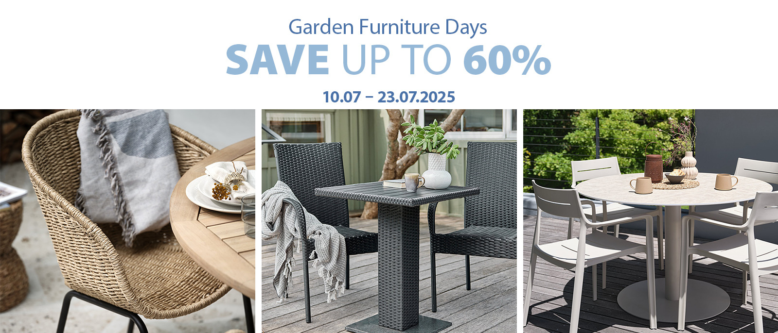 Garden Furniture Days banner