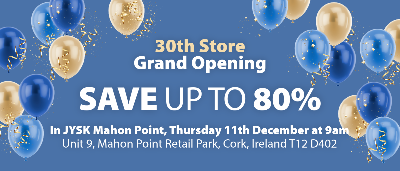 Landing page banner Mahon Point Grand Opening Landing page banner Mahon Point Grand Opening