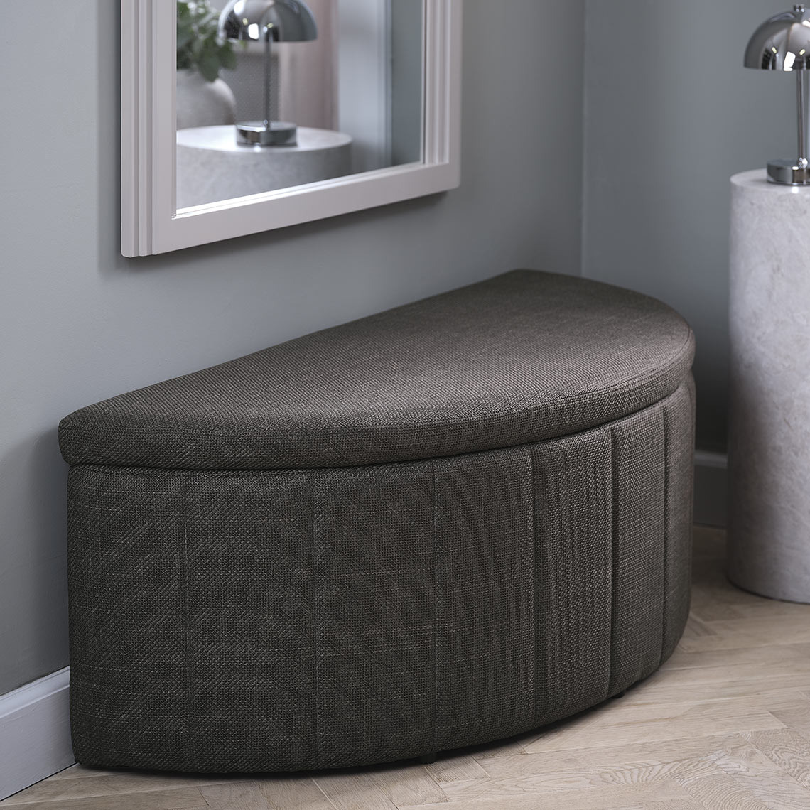 Dark KAPPEL hallway bench Dark hallway bench