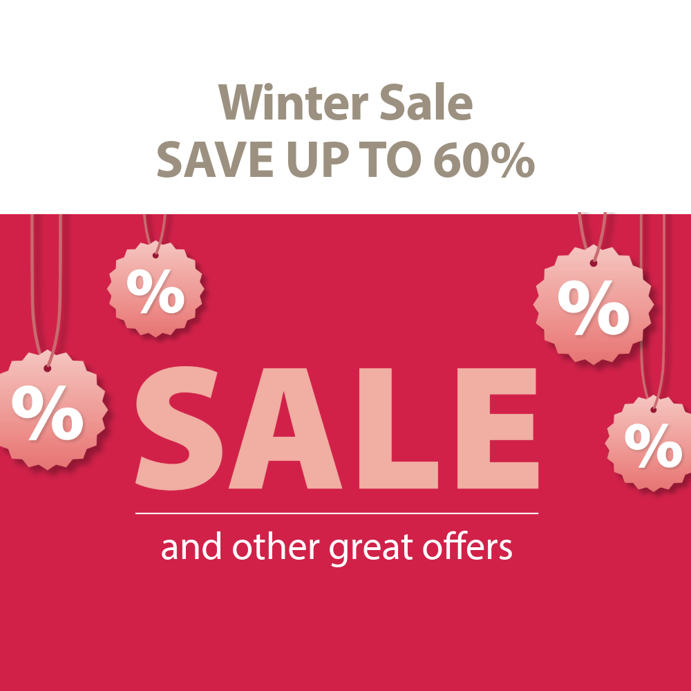 Winter Sale Save 60%
