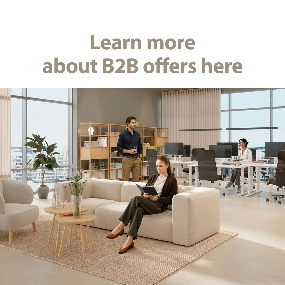 Office setting with people