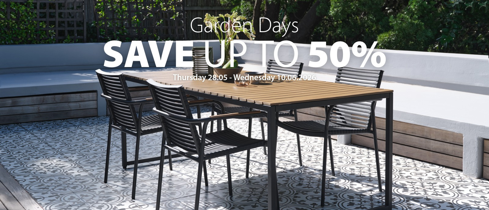 Garden Days save up to 50%