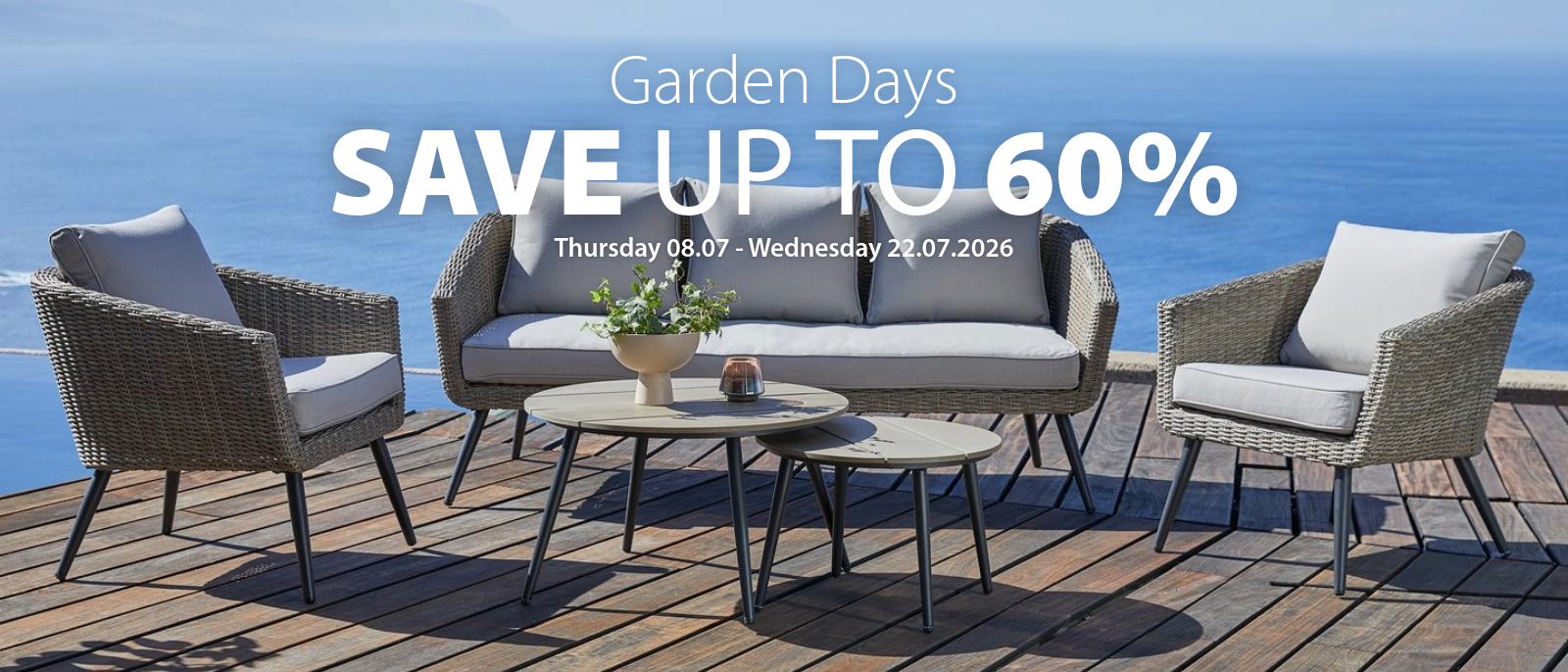 Garden Days save up to 60%