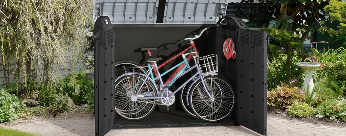 garden bike storage box