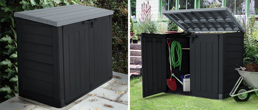 All You Need In A Garden Storage Shed, Garden Equipment Storage Box