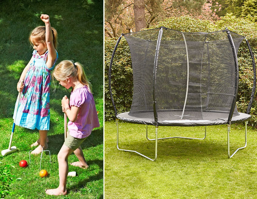 Trampoline for outdoor area FALF trampoline