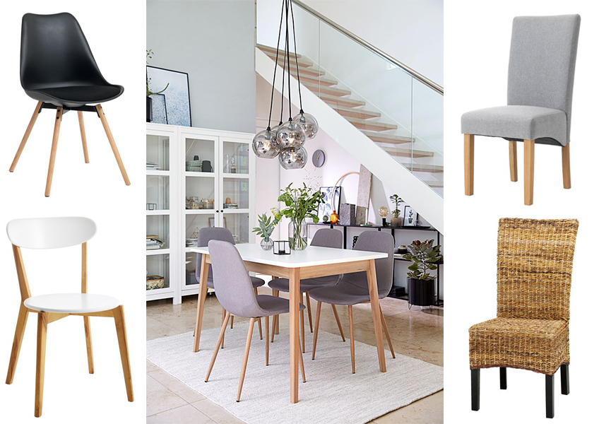 Mix and match different chairs for a unique look