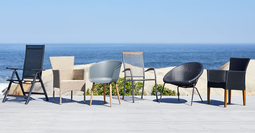 Outdoor dining chair ideas with JYSK