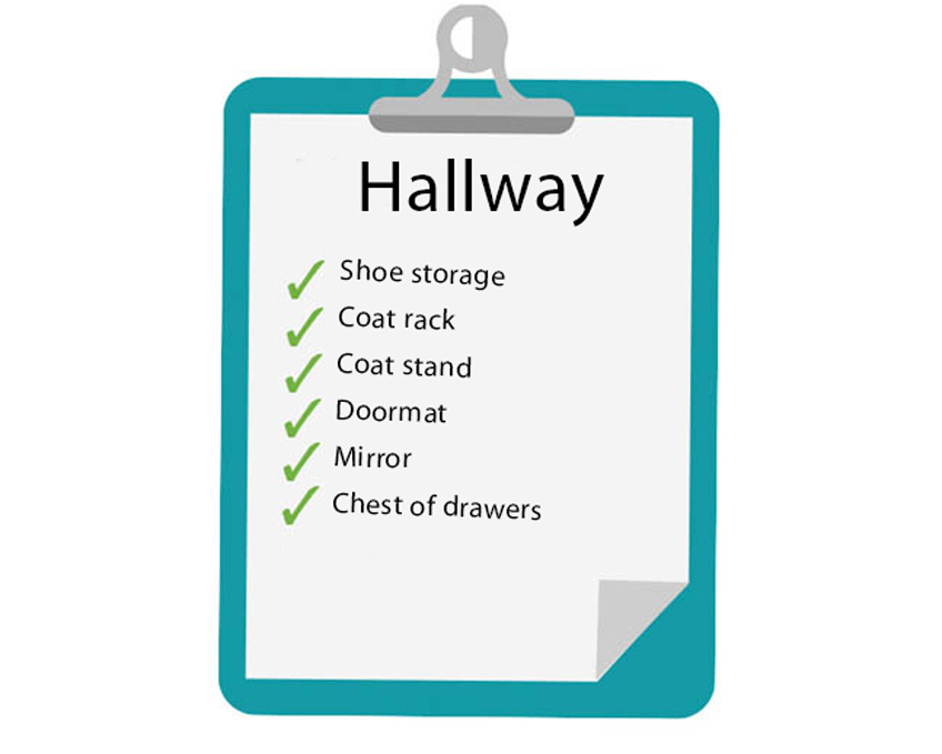Hallway furniture items for your first home
