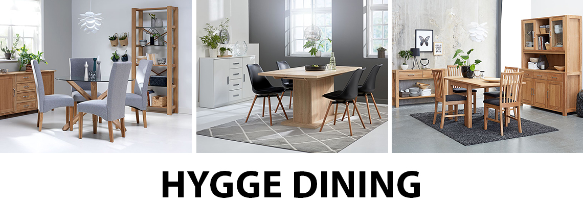 Dining rooms with added hygge at JYSK