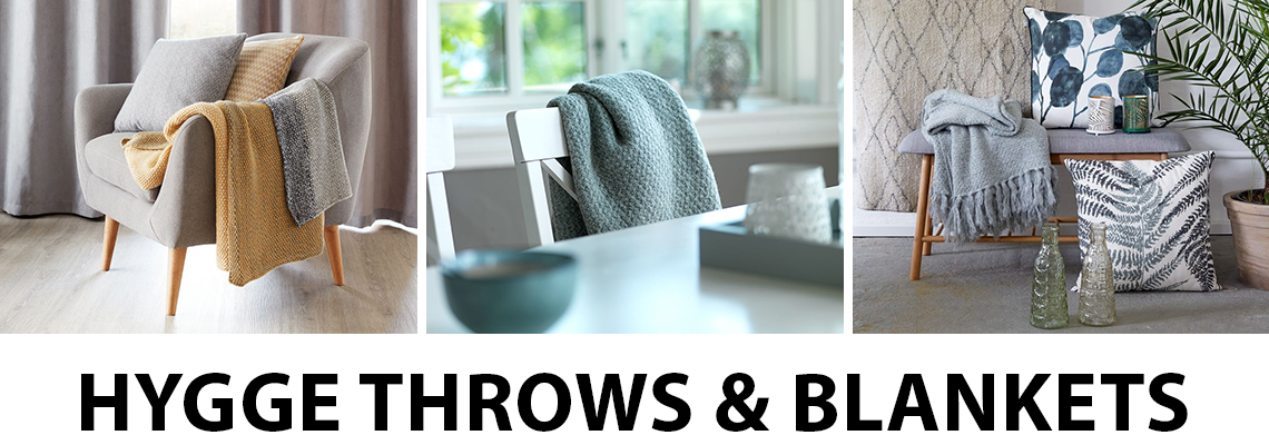 Create hygge with throws and blankets from JYSK