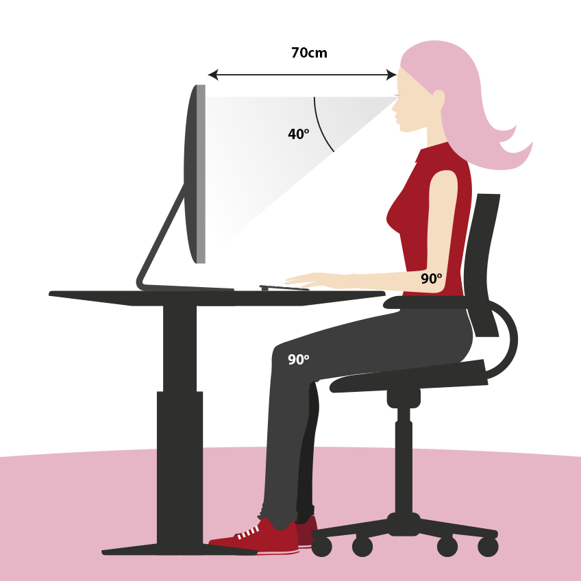 How you should sit at your desk