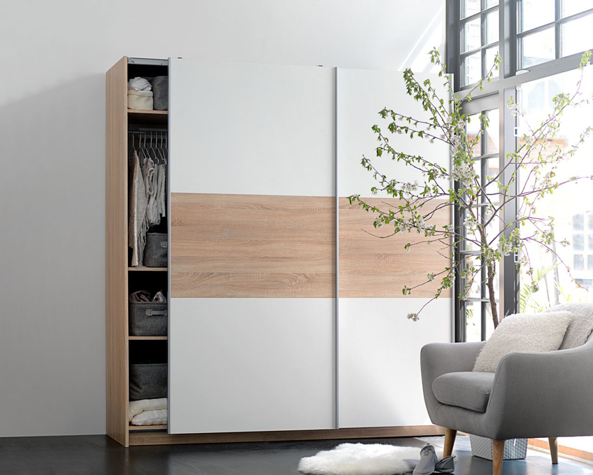 Wardrobes with sliding doors from JYSK