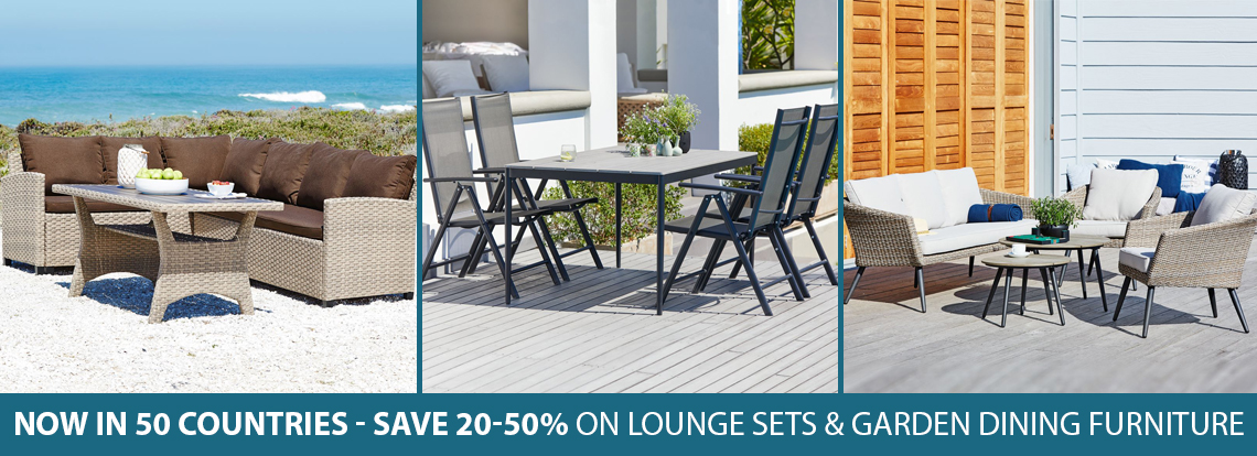 Now in 50 countries garden furniture offers with JYSK Now in 50 countries garden furniture offers with JYSK