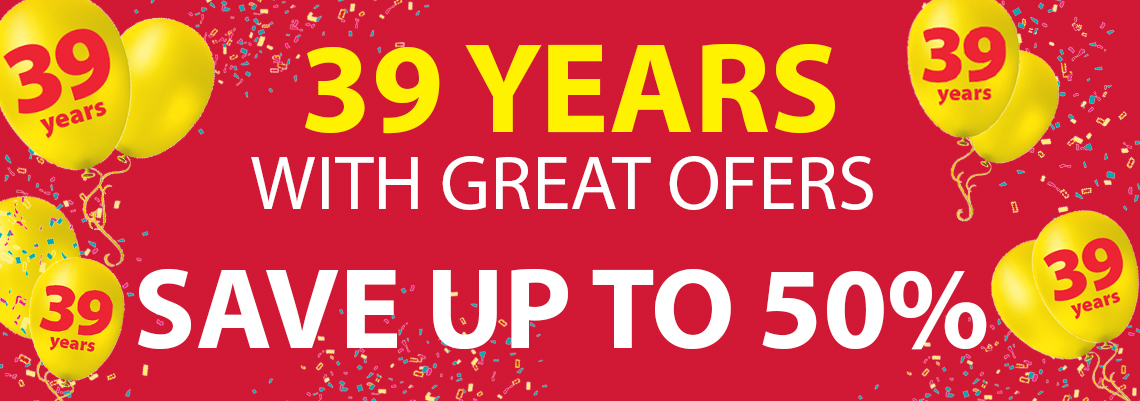 39 years of great offers with JYSK 39 years of great offers with JYSK